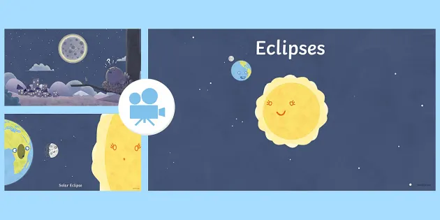 Eclipse Animation Video | Twinkl Go! (teacher made) - Twinkl