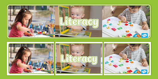 👉 EYFS Literacy Area of Learning Display Banner - Twinkl