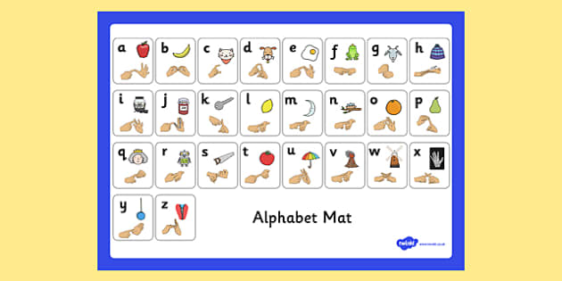 NZ Sign Language Alphabet Chart | New Zealand Sign Language