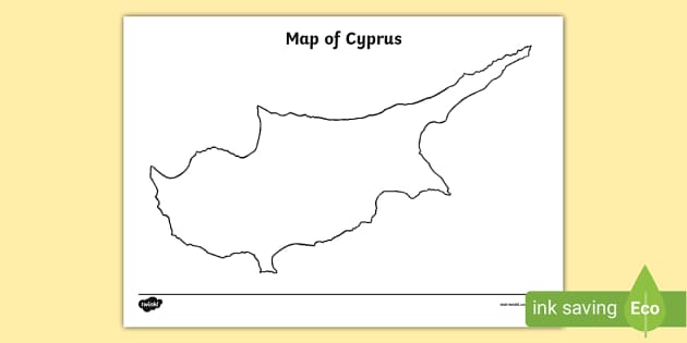 Cyprus Map Colouring Page Lehrer Gemacht Twinkl   T G 1684398190 Cyprus Map Colouring Page Ver 1 