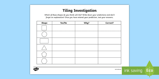 tessellation pattern creation worksheets math resource twinkl