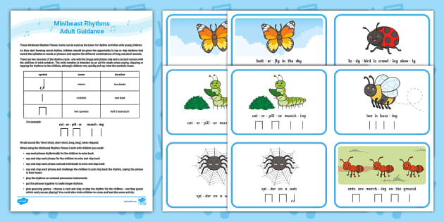 Minibeast Rhythms Music Activity Pack | Twinkl - Twinkl