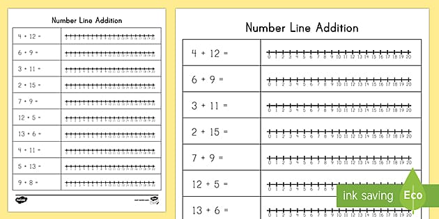 Addition to 20 Worksheet | K-2 Math Teaching Resources