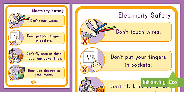 Us S 81 Electricity Safety Poster Ver 2 