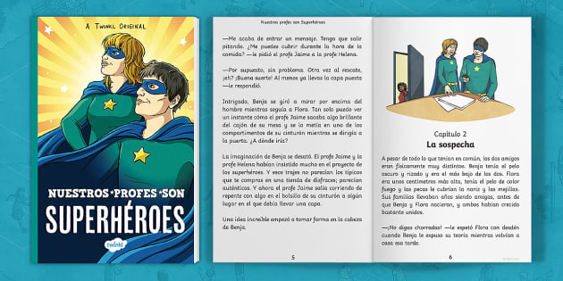 Ebook: Nuestros profes son superhéroes - Día del Maestro