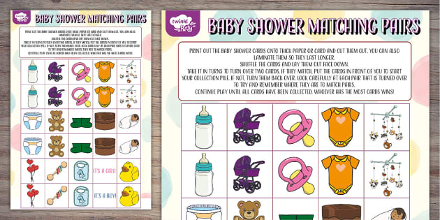 Baby Shower lotto di carte giochi baby shower giochi baby doccia, vere o  false, offerta estate -  Italia
