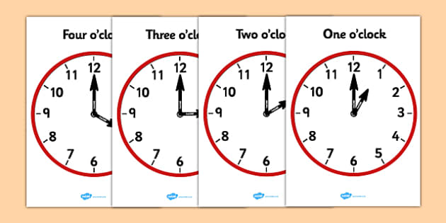 Parts Of A Clock Worksheet Pack Esl Hourly Clock