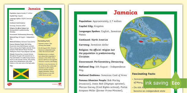 english presentation about jamaica