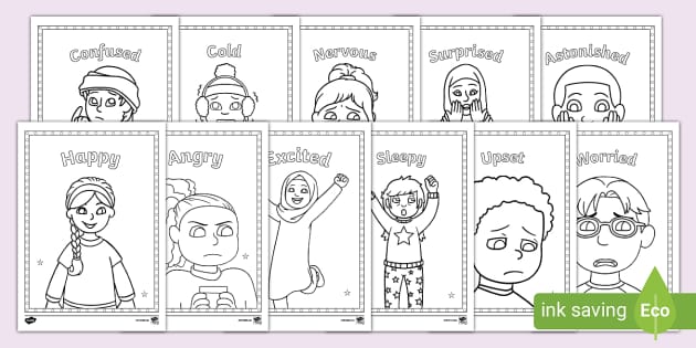 free coloring pages feelings emotions under anger