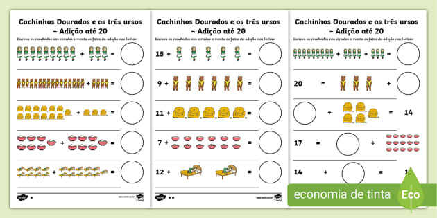 Cálculos simples alfabetização - Recursos de ensino