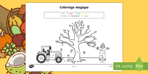 Imprimer coloriage magique  Ressources pédagogiques