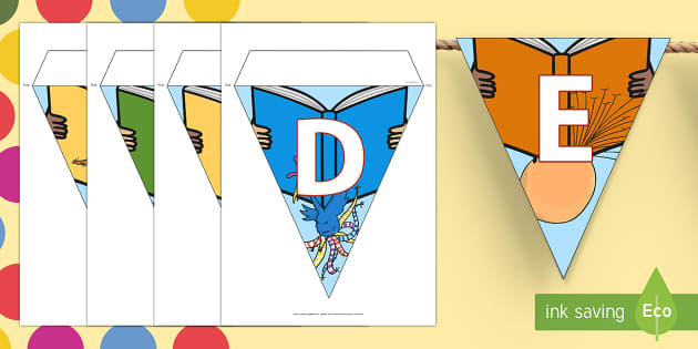 FREE! - Free Bunting Template - Roald Dahl Bunting Pictures Free