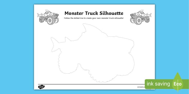Truck Coloring Page Easy - Easy Steps To Draw A Monster Truck - Free  Transparent PNG Clipart Images Download
