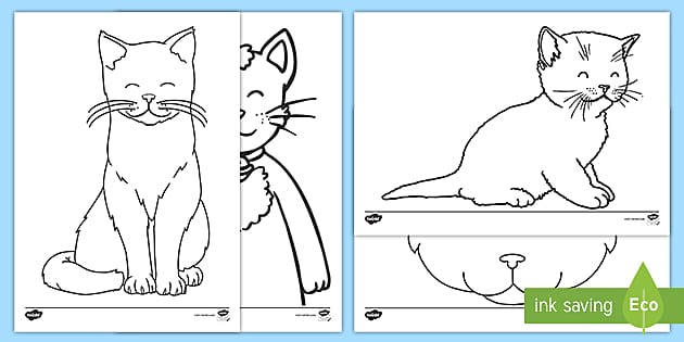 Easy How to Draw Grumpy Cat Tutorial, Grumpy Cat Coloring Page