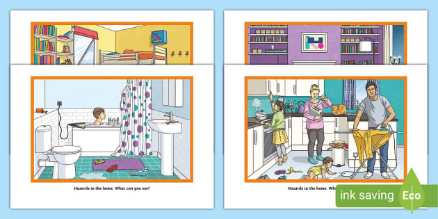 Ks2 Safety In The Home Hazards Picture Pack Teacher Made