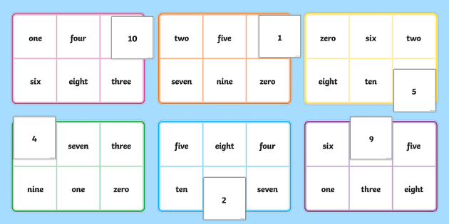 number bingo 1 10 teacher made