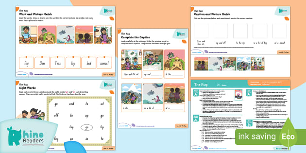 Level 2c The Rug Guided Reading Pack (teacher made) - Twinkl