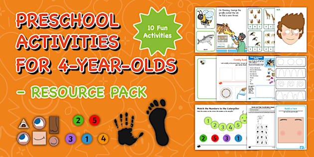 Preschool Activities for 4-Year-Olds – Resource Pack
