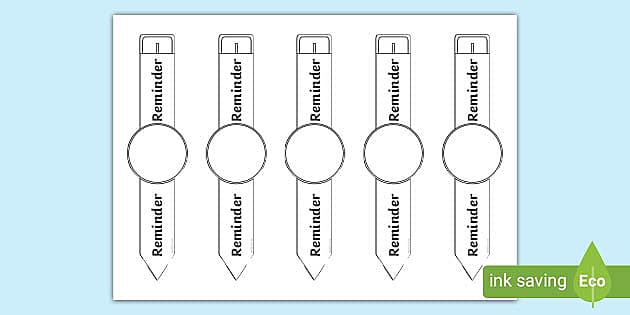 SEND: Reminder Watches (teacher made) - Twinkl