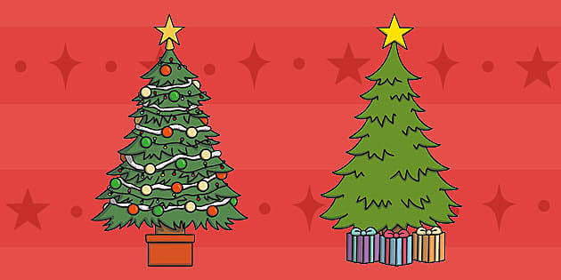 Extra-Large Christmas Tree Print for Classroom Displays