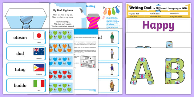 Father's Day Display Pack (teacher made)