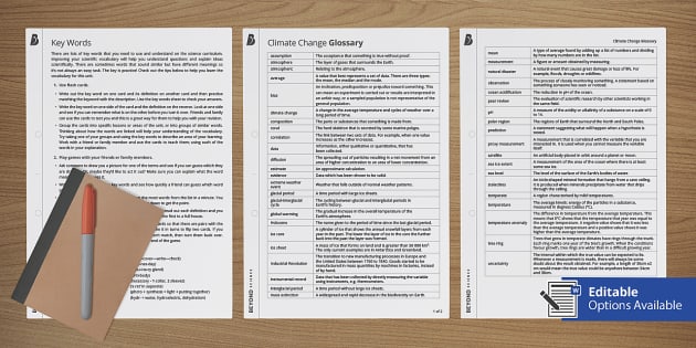 climate-change-glossary-gcse-chemistry-beyond-twinkl