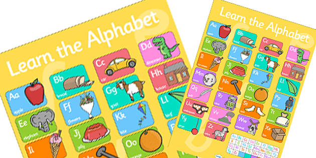 Large Alphabet Display Posters for the Classroom - Twinkl