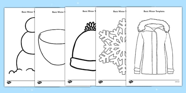 Winter Clothes Cut-Outs (Teacher-Made) - Twinkl