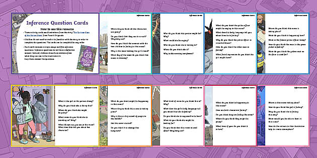 KS2 Inference Questions Challenge Cards - Primary Resource