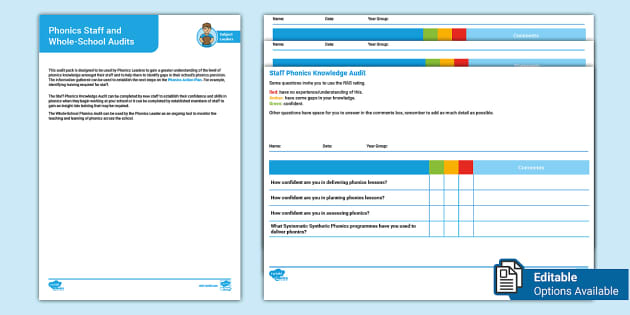 Twinkl Phonics Audit Pack - Primary Resources (teacher Made)