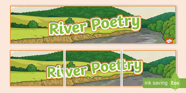 River Poetry Banner - Twinkl - KS2 (teacher made) - Twinkl