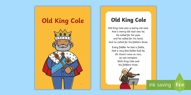 Poetry – Write a Cinquain – Ol' King Cole's Castle
