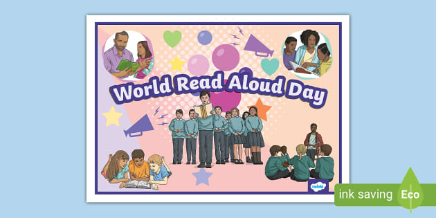 World Read Aloud Day Display Poster (teacher made) - Twinkl