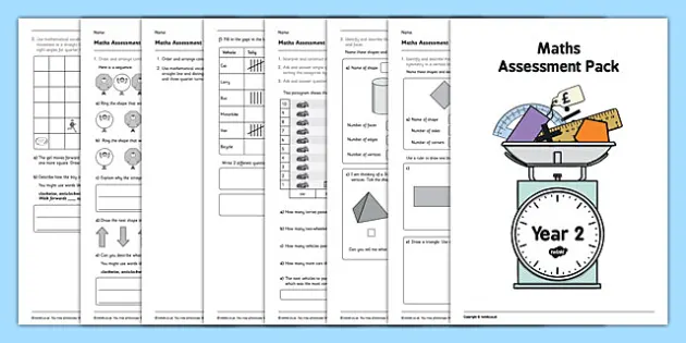 year 2 maths assessment pack term 3 teacher made