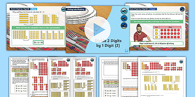 👉 Year 3 Diving Into Mastery: Divide 2-Digits By 1-Digit (2)