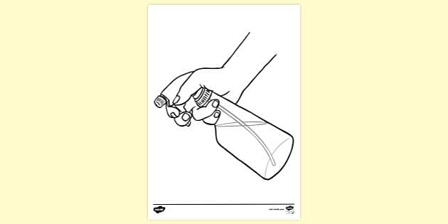 FREE! - Spray Bottle Colouring Sheet | Colouring Sheets