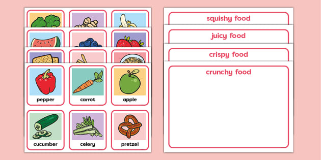 Food Sorting Activity (teacher made) - Twinkl
