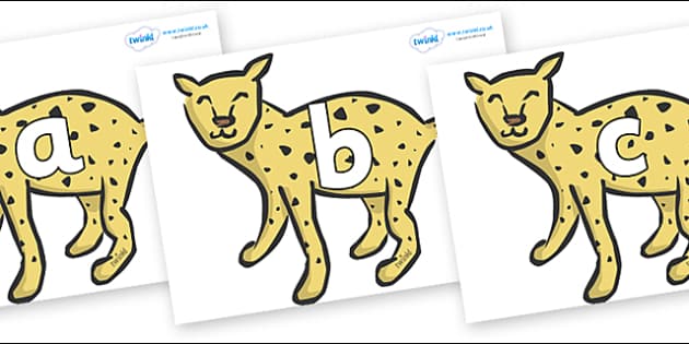 Phoneme Set on Cheetahs (teacher made) - Twinkl