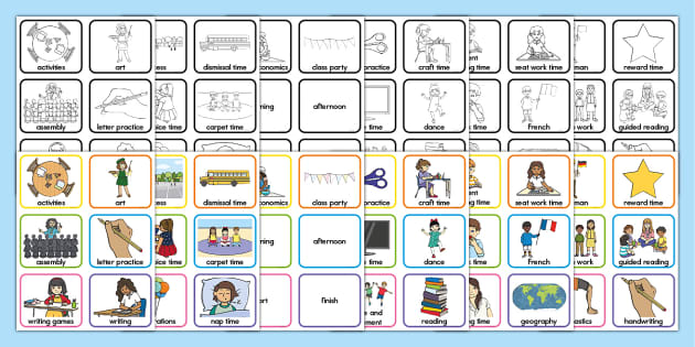 10 Visual Timetables Resources For Teacher Aides - Twinkl Blog