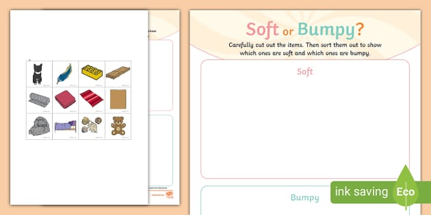 Textures Sorting Activity (Hecho por educadores) - Twinkl