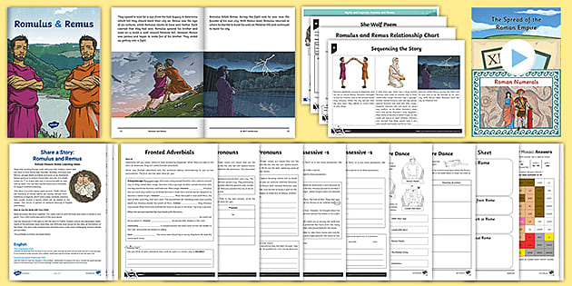 Share a Story - Romulus & Remus eBook School Closure Pack