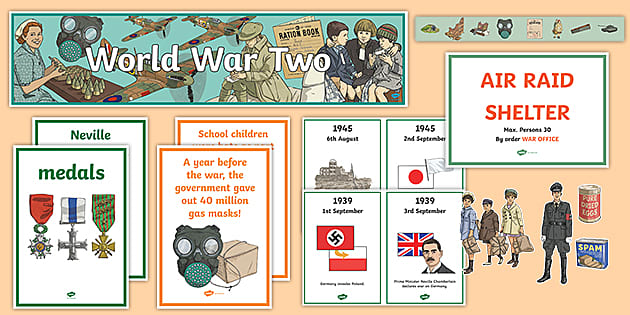 world war 2 facts primary homework help