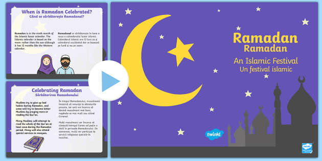 Ramadan Information PowerPoint English/Romanian - Ramadan Information