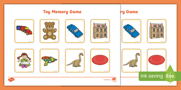 FREE! - Toy Memory Game (Teacher-Made) - Twinkl