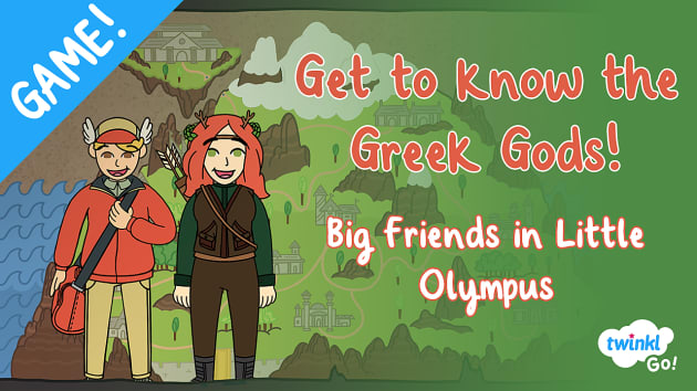 Big Friends in Little Olympus Game | Twinkl Go! - Twinkl