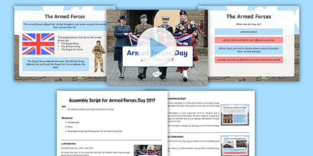 Armed Forces Day Assembly Pack