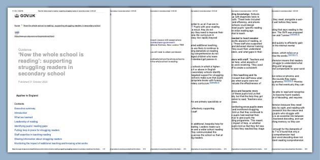 dfe homework guidelines