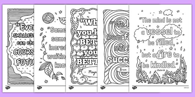 Test Anxiety and Classroom Motivational Coloring Book [Book]