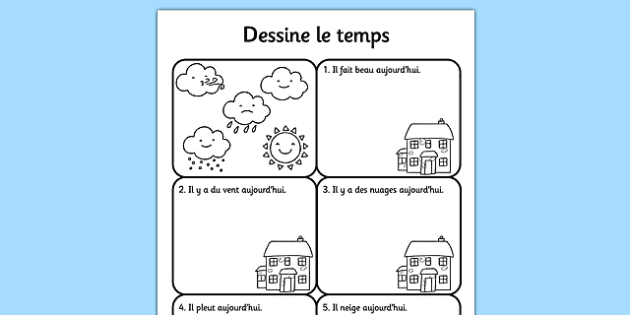 french weather activity learning resources teacher made