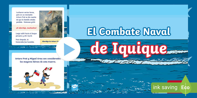 Powerpoint: Combate Naval de Iquique (teacher made) - Twinkl